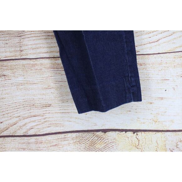 Dockers Khakis Womens Size 14 Stretch High Rise Dark Wash Ankle Jeans Slacks - Picture 3 of 10